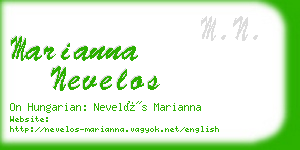 marianna nevelos business card